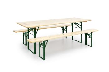 Drevený pivný set Farblos 2200 x 600 x 250 mm