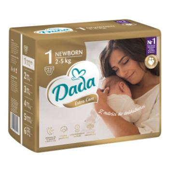 DADA Extra care veľkosť 1 newborn 2-5kg 23 kusov