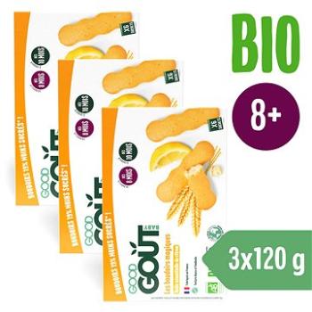 Good Gout BIO piškóty s esenciálnym citrónovým olejom (3× 120 g) (8594200262549)