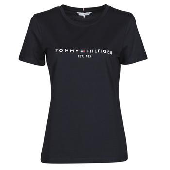 Tommy Hilfiger  Tričká s krátkym rukávom HERITAGE HILFIGER CNK RG TEE  Modrá