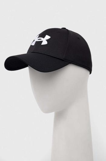 Šiltovka Under Armour čierna farba, s nášivkou