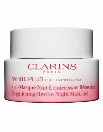 Clarins Nočná pleťová maska White Plus (Brightening Revive Night Mask-Gel) 50 ml