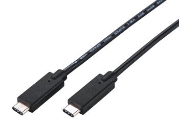 Kabel C-TECH CB-USB32-10B USB 3.2, Type-C (CM/CM), PD 100W, 20Gbps, 1m, černý