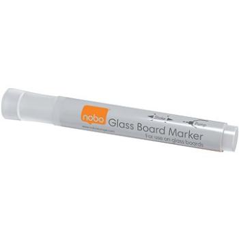 Nobo Glass Whiteboard Markers, biely – balenie 4 ks (1905323)