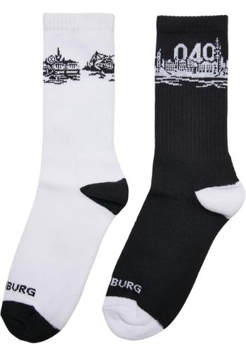 Mr. Tee Major City 040 Socks 2-Pack black/white - 47–50