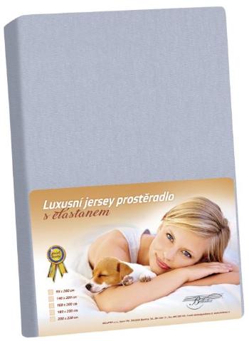 Jersey s elastanom prestieradlo 100x200 342 sv. šedá KL8