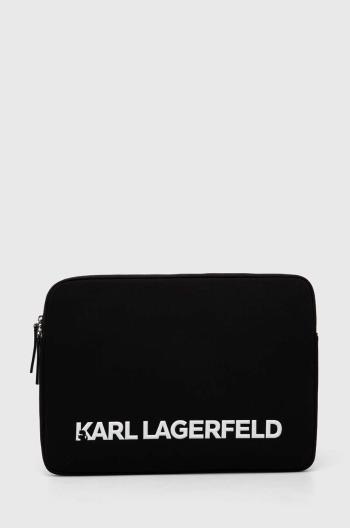 Obal na notebook Karl Lagerfeld čierna farba