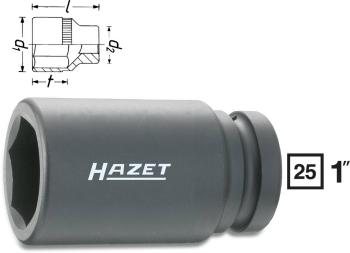 Hazet  1100SLG-24 vonkajší šesťhran silový nástrčný kľúč  24 mm     1" (25 mm)