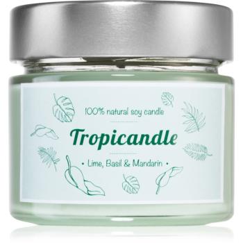 Tropicandle Lime, Basil & Mandarin vonná sviečka 150 ml