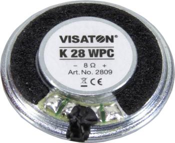 Visaton K 28 WPC 1.1 palca 2.8 cm mini reproduktor 1 W 8 Ω