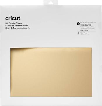 Cricut Transfer Foil Sheets fólie  zlatá