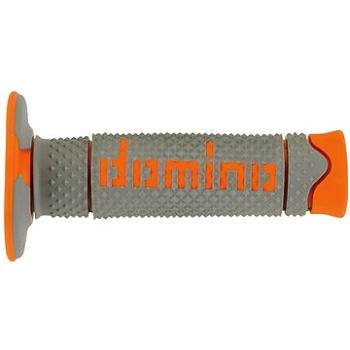 Domino gripy A260 offroad dĺžka 120 mm, sivo-oranžové (M018-153)