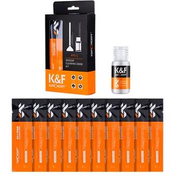 K&F Concept APS-C Sensor Cleaning Set (10 ks stierok + 20 ml čistiaci roztok) (SKU.1616)