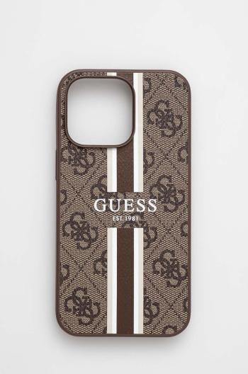 Puzdro na mobil Guess iPhone 13 Pro / 13 6,1" hnedá farba