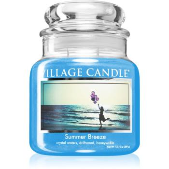 Village Candle Summer Breeze vonná sviečka (Glass Lid) 389 g