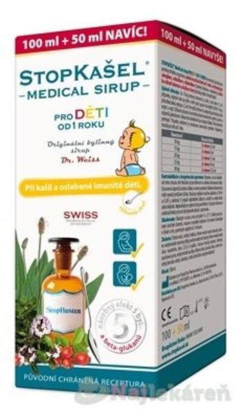 Dr.Weiss STOPKAŠEĽ Medical sirup OD 1 ROKU na prechladutie 150 ml