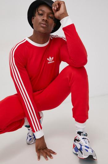 Nohavice adidas Originals HG3904 pánske, červená farba, jednofarebné