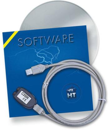 HT Instruments 1004370 TOPVIEW softvér  Softvérový a prepojovací kábel optický k USB (C2006) 1 ks