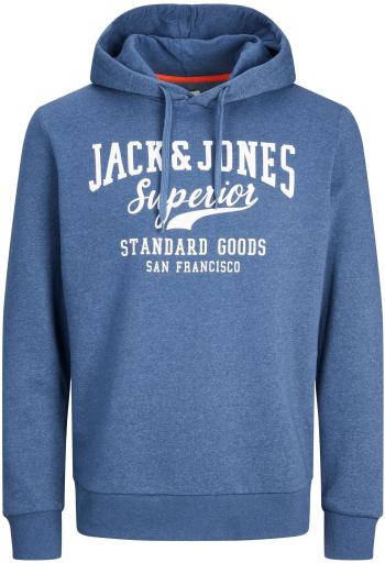 Jack&Jones Pánska mikina JJELOGO Regular Fit 12238250 Ensign Blue M