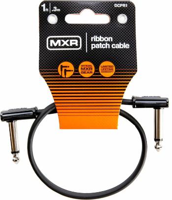 Dunlop MXR DCPR1 Ribbon Patch Cable Čierna 30 cm Zalomený - Zalomený