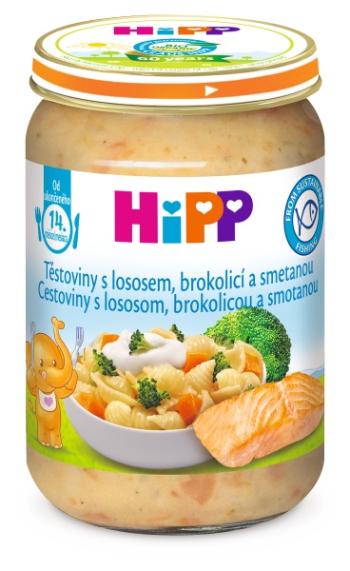 HiPP Cestoviny s lososom, brokolicou a smotanou 250 g