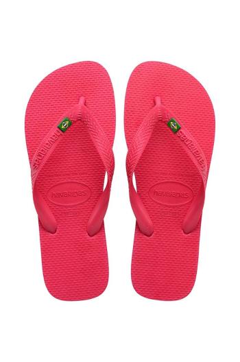 Žabky Havaianas BRASIL ružová farba, 4000032.1768