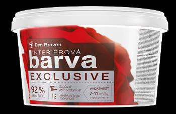 DEN BRAVEN - Interiérová farba EXCLUSIVE biela 15 kg