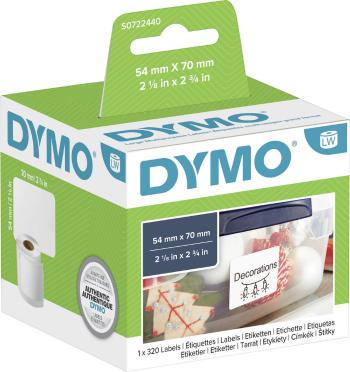 DYMO etikety v roli  99015 S0722440 70 x 54 mm papier  biela 320 ks permanentné univerzálne etikety