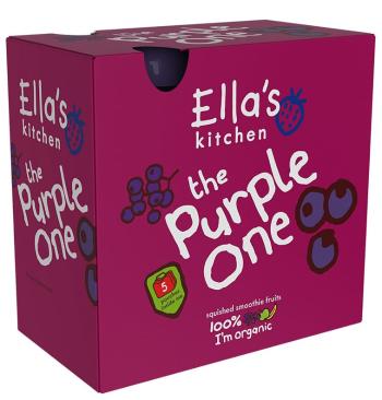 Ella's Kitchen BIO Purple One ovocné pyré s čiernymi ríbezľami 5 x 90 g