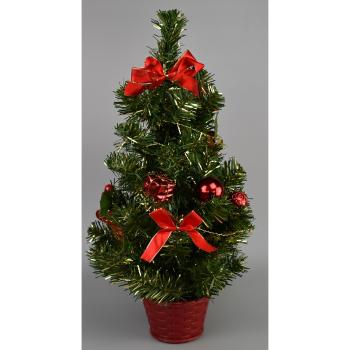 Vianočný stromček Newkirk červená, 50 cm