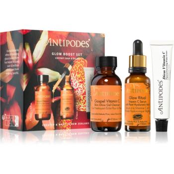 Antipodes Glow Boost Set sada(pre rozjasnenie pleti)