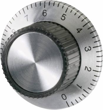 TRU COMPONENTS  jemná stupnica  hliník (eloxovaný) (Ø x v) 37 mm x 15 mm 1 ks