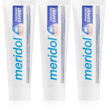 Meridol Parodont Expert zubná pasta proti krvácaniu ďasien a paradentóze 3 x 75 ml