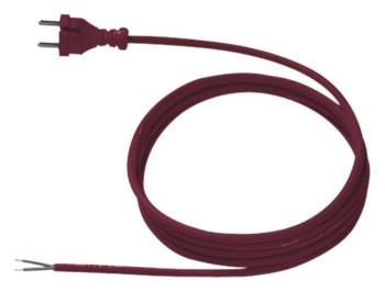 Bachmann 246.375 napájací prepojovací kábel  červená 3.00 m