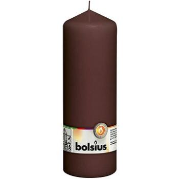BOLSIUS sviečka klasická gaštanovo hnedá 200 × 68 mm (8717847132895)