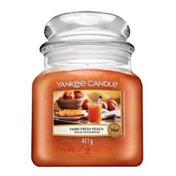 Yankee Candle Farm Fresh Peach vonná sviečka 411 g