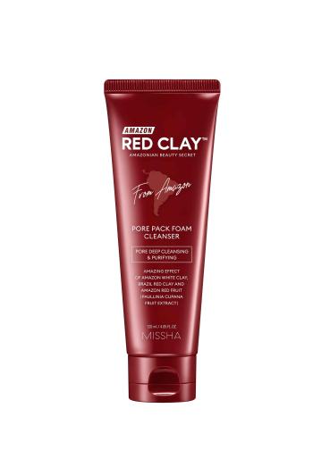 Missha Amazon Red Clay™Pore Pack Foam Cleanser 120 ml