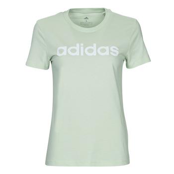 adidas  Tričká s krátkym rukávom W LIN T  Zelená