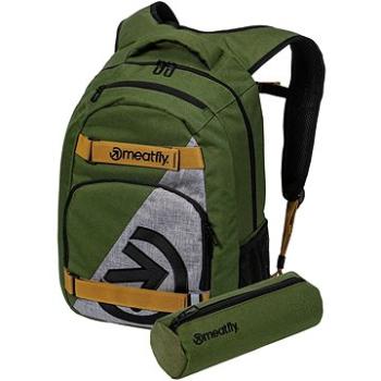 Meatfly Exile batoh, Olive/Grey, 24 L + peračník zadarmo (8590202045869)