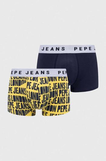 Boxerky Pepe Jeans 2-pak pánske, žltá farba