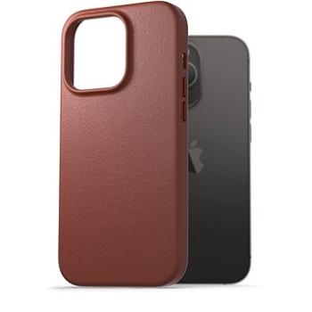 AlzaGuard Genuine Leather Case na iPhone 14 Pro hnedý (AGD-GLC0003C)