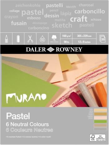 Daler Rowney Murano Pastel Paper 30,5 x 22,9 cm 160 g Neutral Colours Skicár