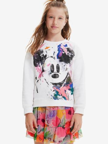 Desigual Sweat Mickey Mikina detská Biela