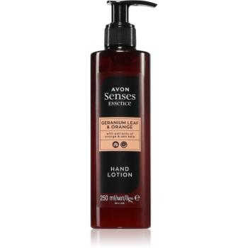 Avon Senses Essence Geranium Leaf & Orange mlieko na ruky 250 ml