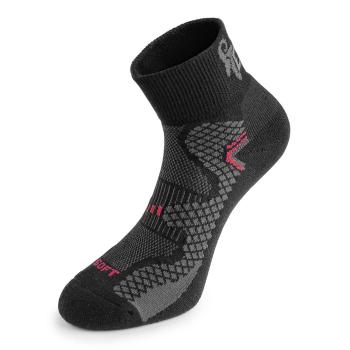Canis Funkčné ponožky SOFT - Čierna / červená | 42