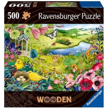 Ravensburger Puzzle 175130 Drevené Puzzle Divoká Záhrada 500 Dielikov (4005556175130)