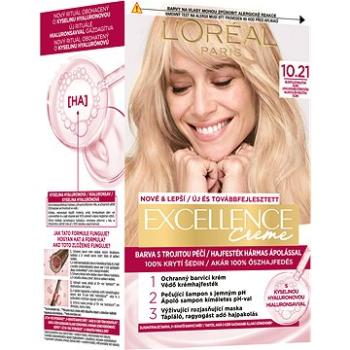 LORÉAL PARIS Excellence Créme 10.21 Najsvetlejšia perleťová blond (3600524105686)