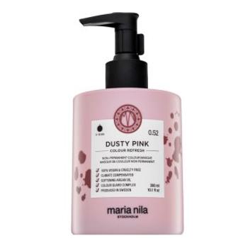 Maria Nila Colour Refresh vyživujúca maska ​​s farebnými pigmentmi pre vlasy s ružovými odtieňmi Dusty Pink 300 ml