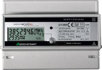 Gossen Metrawatt U1389-V012 trojfázový elektromer s pripojením meniča  digitálne/y 5 A Úradne schválený: áno  1 ks