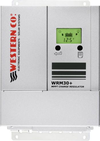 Western Co. WRM30+ solárny regulátor nabíjania MPPT 12 V, 24 V, 48 V 30 A